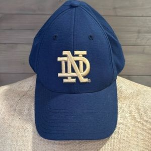 NOTRE DAME University Square Hat Fitted 7 5/8 Blue hat